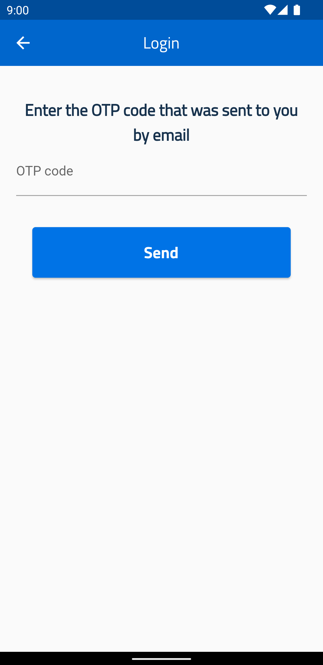 OTP verification